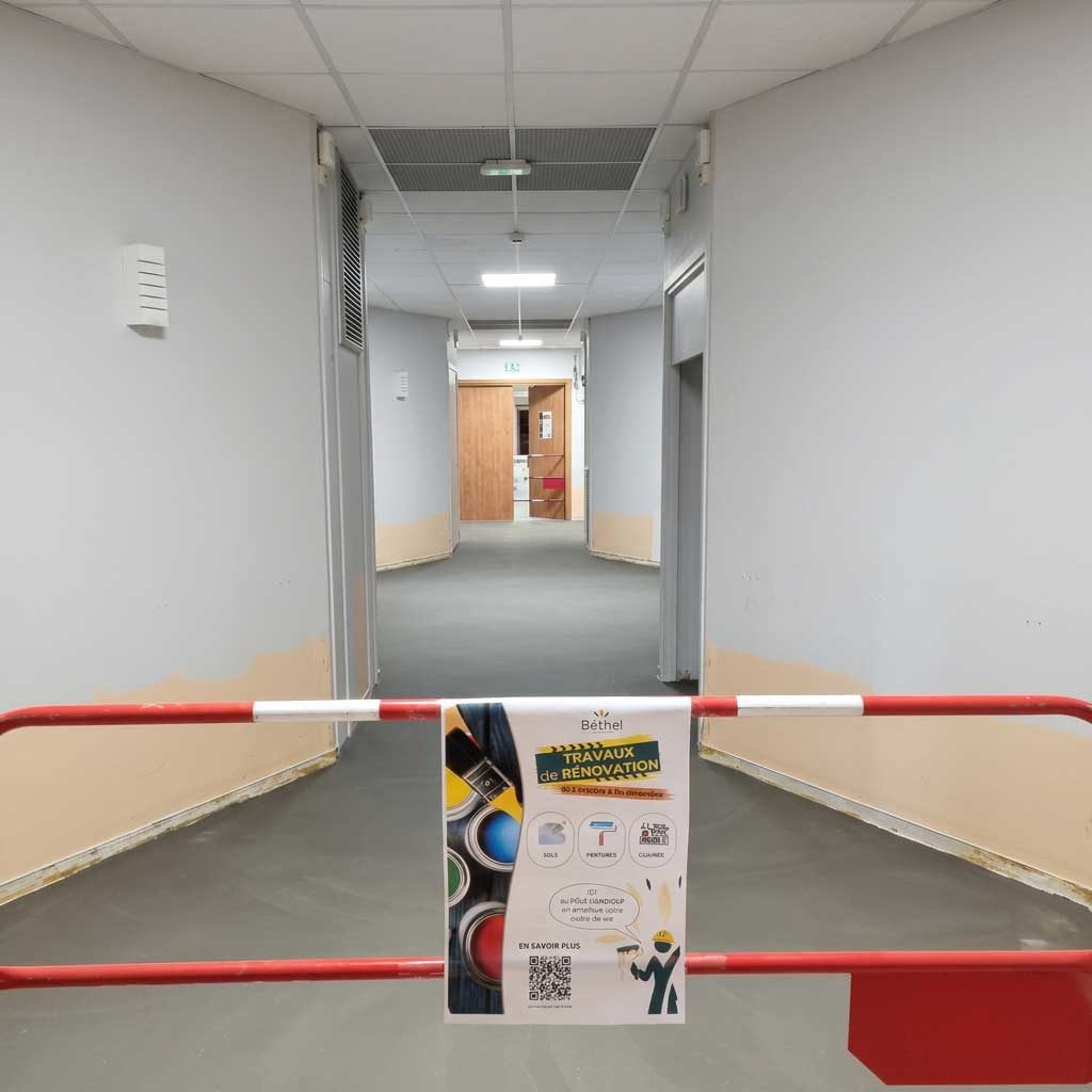 Couloir de l'UVS : avant