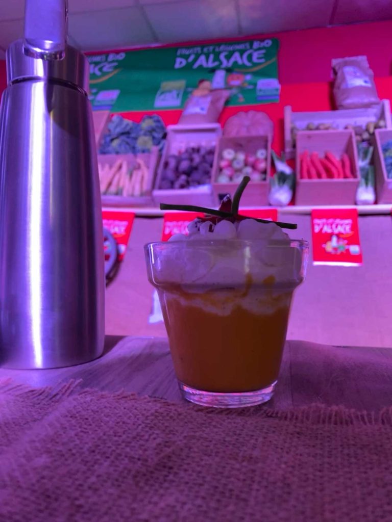 Capuccino de potiron